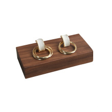 Wooden jewelry display stand